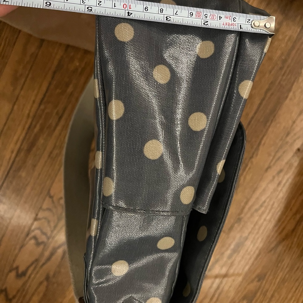 Cath Kidston Gray Polka Dot Crossbody Bag - Picture 9 of 9